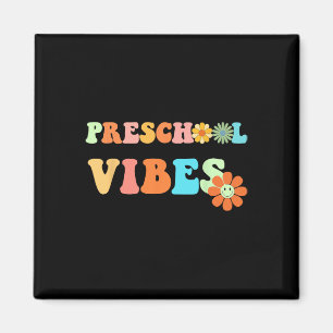 Back To School Preschool Vibes First Day Of School Magnet