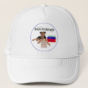 Back to School Puppy Trucker Hat