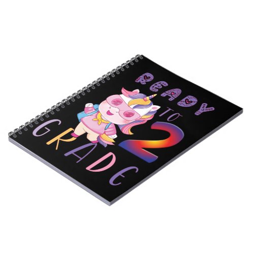 Back To School Ready To 2Th Grade Notebook