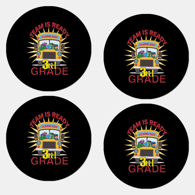 Back To School, Ready To 3rd Grade Labels (Group)