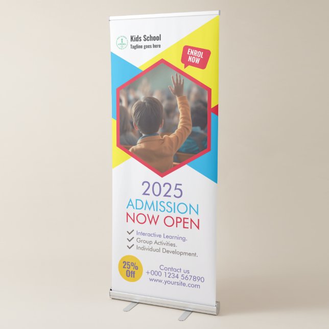 Back to School Retractable Banner (3/4)