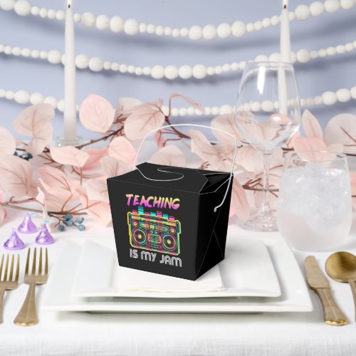 Back to School Retro Teaching is My Jam 80s Favor Boxes