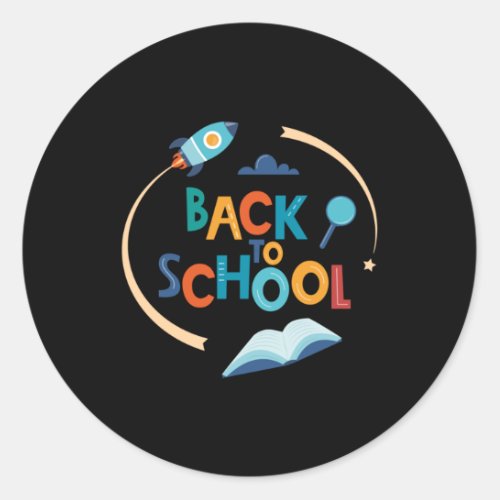 Back To School S 2022 1  Classic Round Sticker