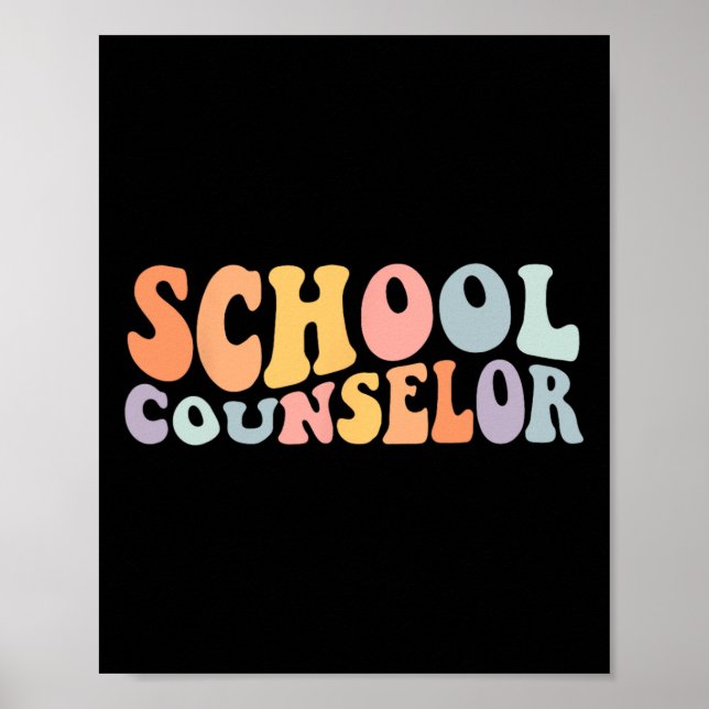 Back To School School Guidance Counselor Teacher S Poster (Front)