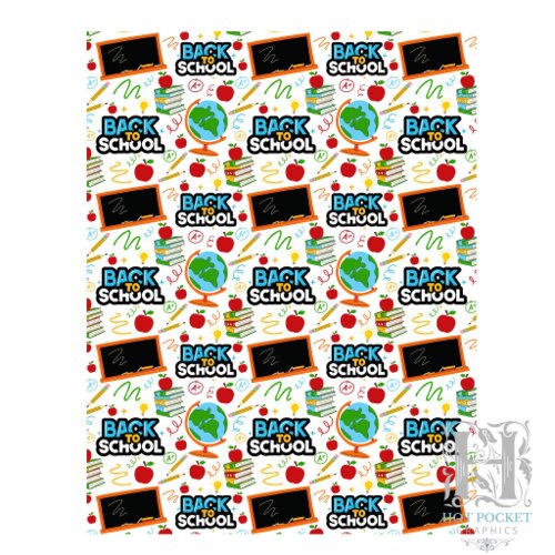 Back to School Scrapbook Paper