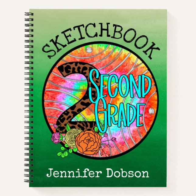 Back to school second grade  notebook (Front)