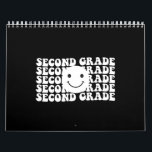 Back to School Second Grade Teacher Calendar<br><div class="desc">Second Grade Shirt,  Second Grade Teacher Shirt,  2nd Grade Teacher Shirt,  Grade 2 Teacher Shirt,  Second Grade Teacher Gift,  2nd Grade Tees</div>