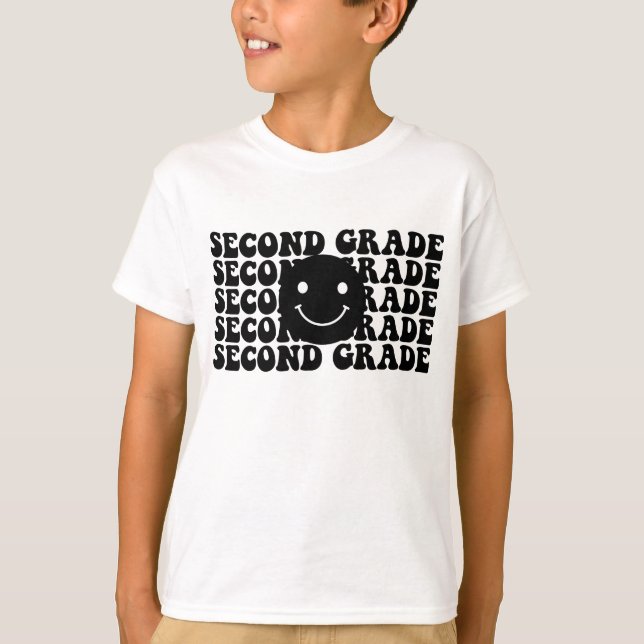 Back to School Second Grade Teacher T-Shirt (Front)