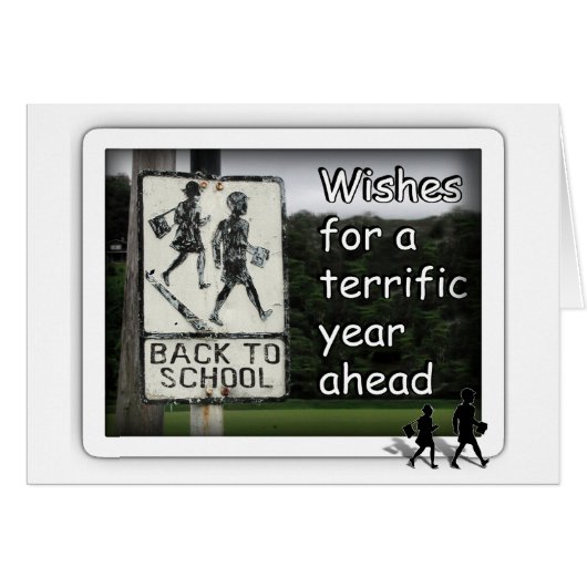 Back To School Sign Cards (Front Horizontal)