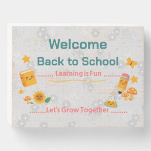 Back to School Sign Welcome Classroom Kids Decor