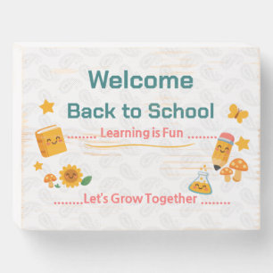 Back to School Sign Welcome Classroom Kids Decor