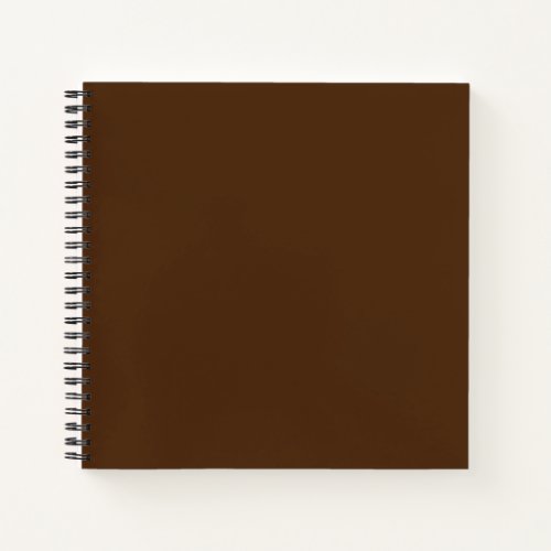 Back To School Simple Brown Authority Spiral Notebook