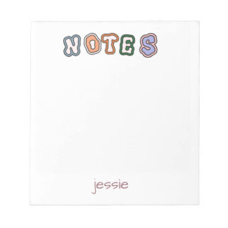 Back to School Simple Colorful Notepad