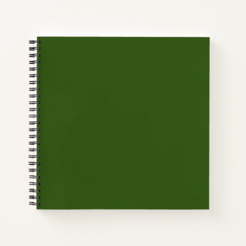 Back To School Simple Forest Green Authority  Notebook