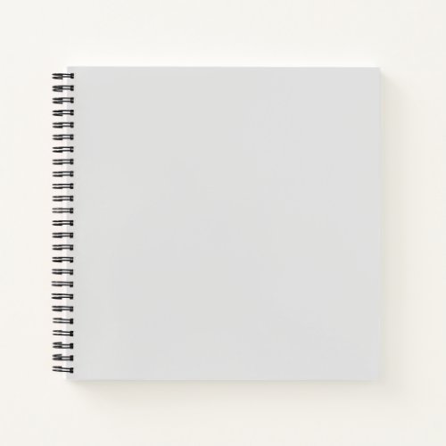 Back To School Simple Light Gray Authority  Notebook