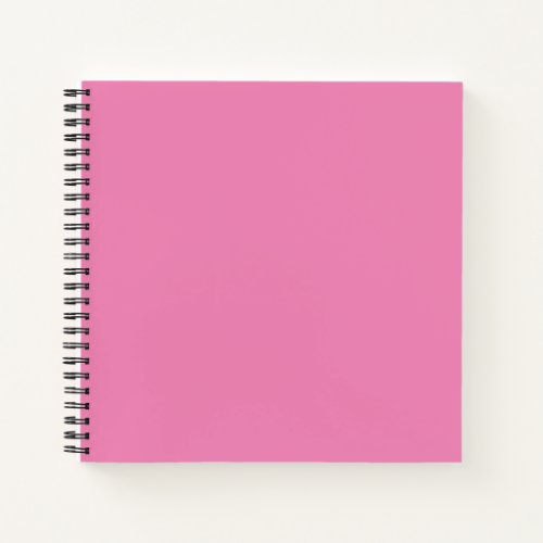 Back To School Simple Pink Authority Spiral Notebook