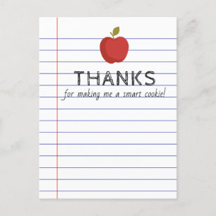 Back to School Smart Cookie Card for Teacher