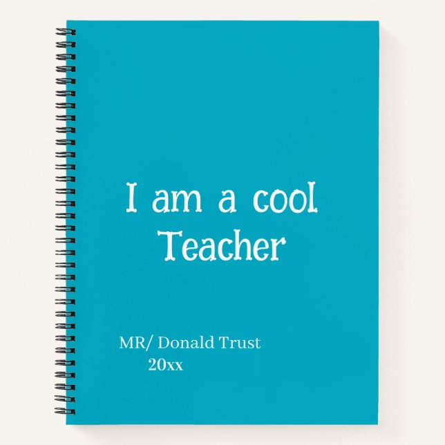 back to school Spiral Notebook (Front)