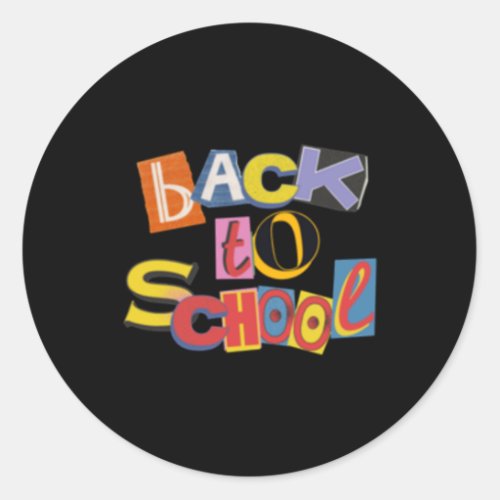 Back To School Sticker 