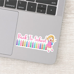 back to school sticker