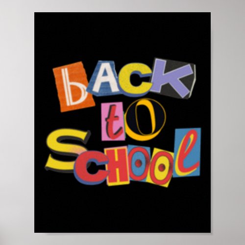 Back To School Sticker  Poster