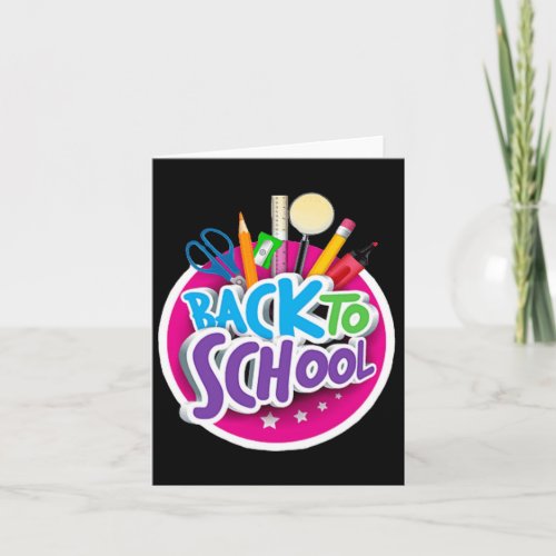 Back To School Stickers 1  Card