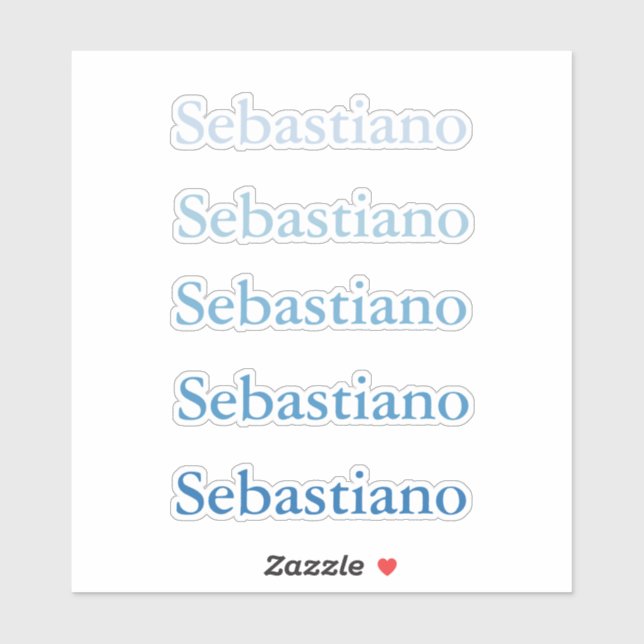 Back to School stickers Powder Blue Name stickers (Sheet)