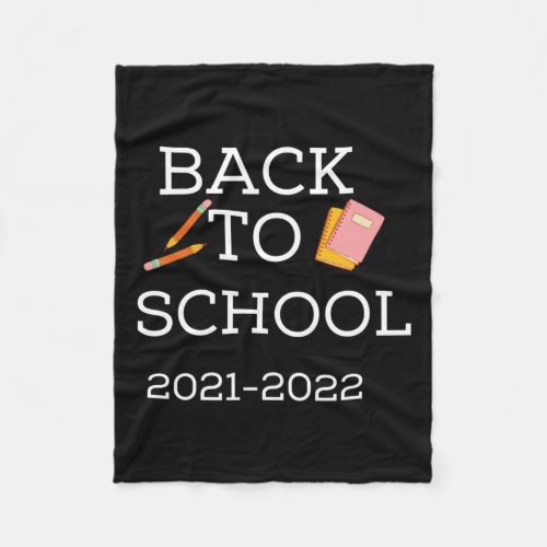 Back To School Student 1  Fleece Blanket