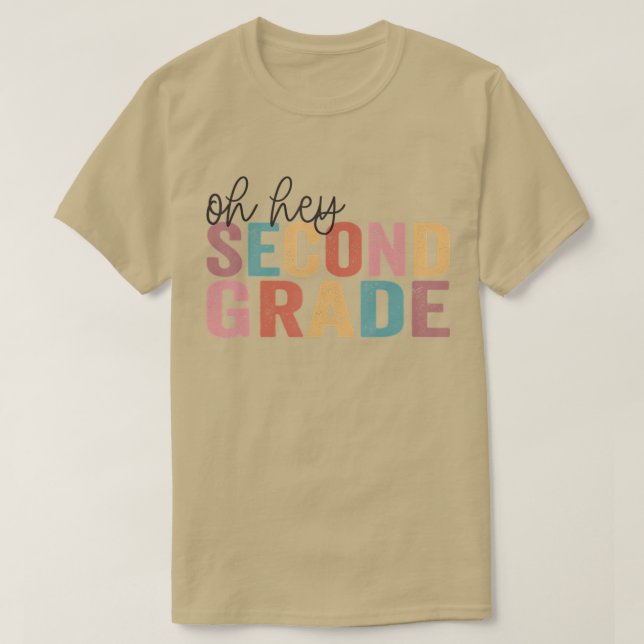 Back To School Students Teacher Oh Hey nd Second G T-Shirt (Design Front)