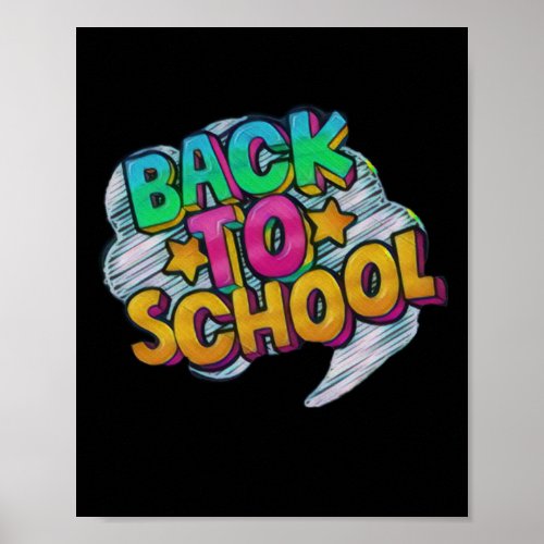 Back To School Supplies Active  Poster