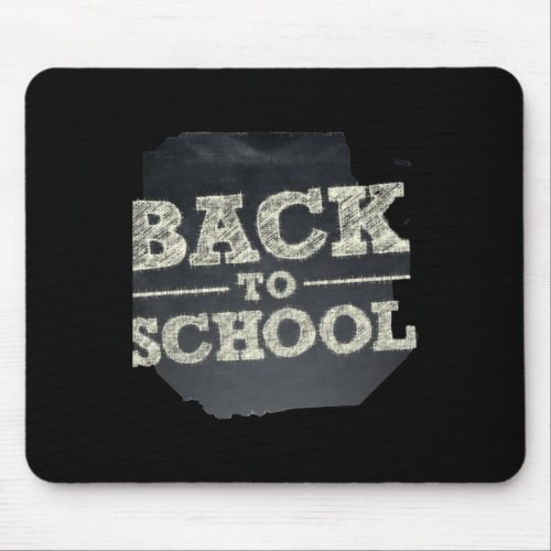 Back To School Supplies Chiffon Top  Mouse Pad