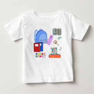 Back to School Supplies Collection Baby T-Shirt