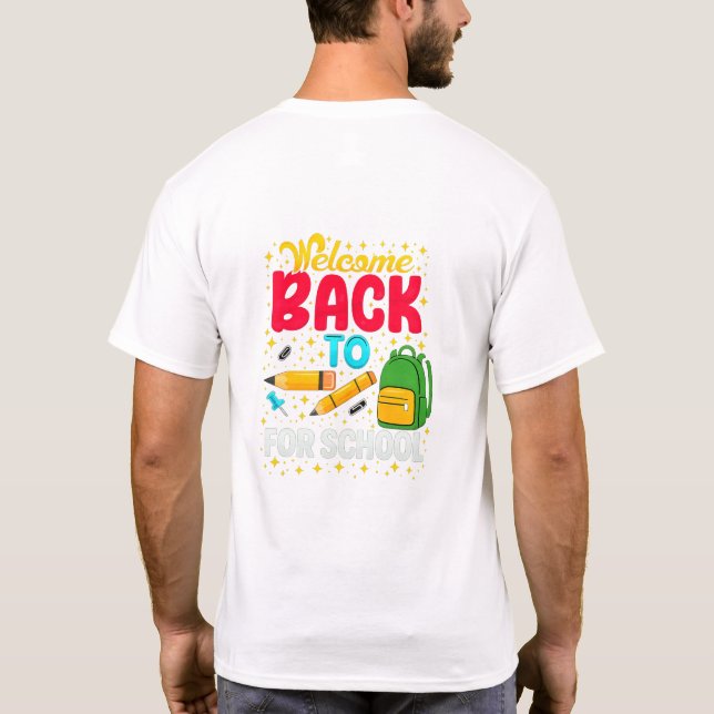 Back to School | Supplies | Decor | Essentials T-Shirt (Back)