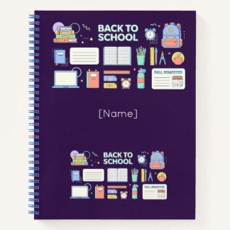 Back to School Supplies Notebook