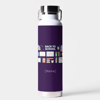 Back to School Supplies Water Bottle