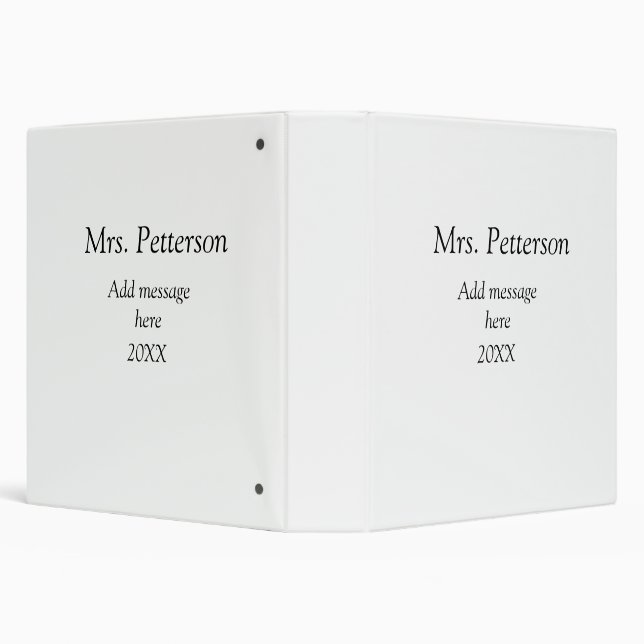 Back to school teacher appreciation add year class 3 ring binder (Background)
