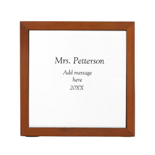 Back to school teacher appreciation add year class desk organizer