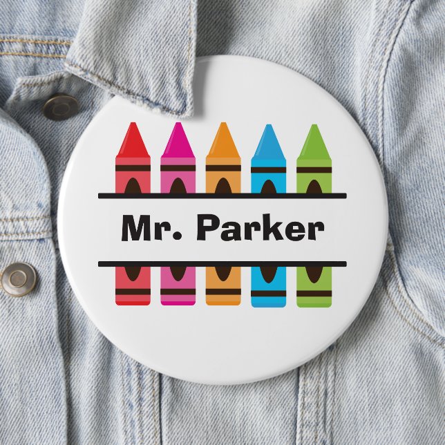 Back to School Teacher Button (In Situ)
