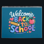 Back to School Teacher First Day of School Funny Calendar<br><div class="desc">Back to School Teacher First Day of School Funny Teachers Gift</div>