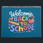 Back to School Teacher First Day of School Funny Calendar<br><div class="desc">Back to School Teacher First Day of School Funny Teachers Gift</div>