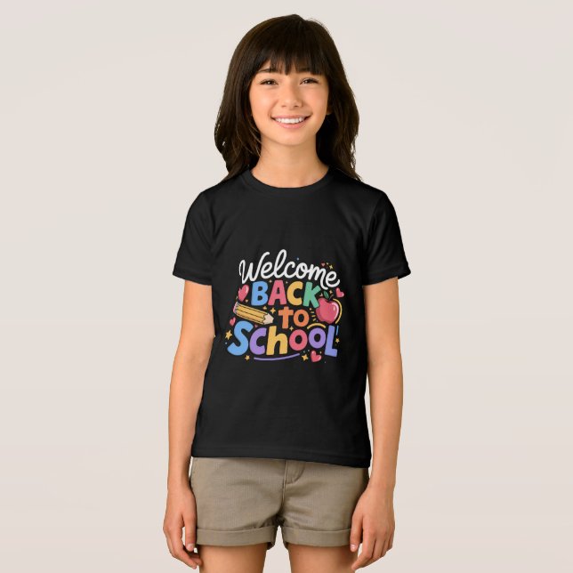 Back to School Teacher First Day of School Funny Tri-Blend Shirt (Front Full)