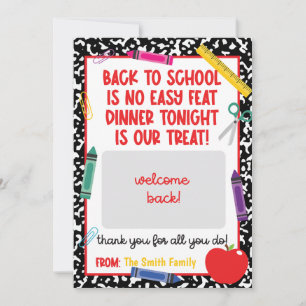 Back to School Teacher Gift Card Holder
