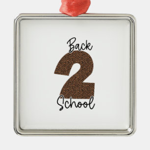 Back To School Teacher Metal Ornament