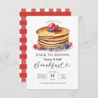 BACK TO SCHOOL TEACHER & STAFF BREAKFAST Invite