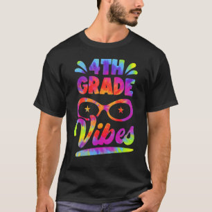 Back To School Teacher Student 4th Grade Vibes T-Shirt