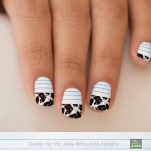 Back to School Teacher Student Notebook Nails  Minx Nail Art
