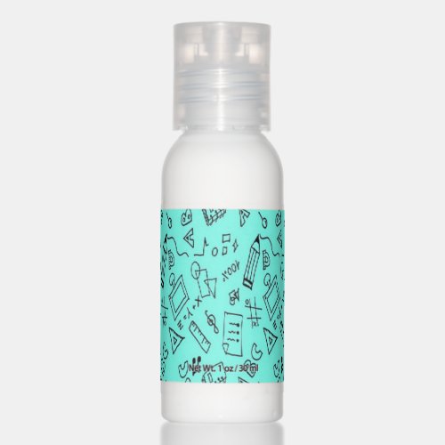 Back to school teal hand lotion