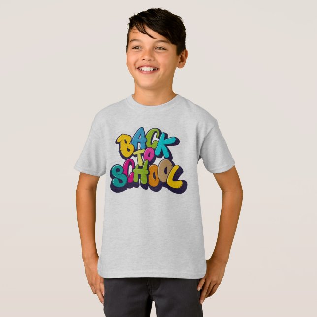 Back to School Tee | Hello Third Grade T-Shirt (Front Full)