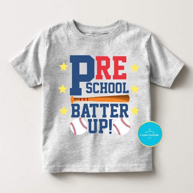 Back to School Tee | Preschool Batter Up (Creator Uploaded)