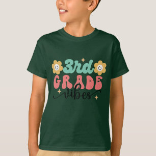 Back to School Tee Third Grade Vibes T-Shirt